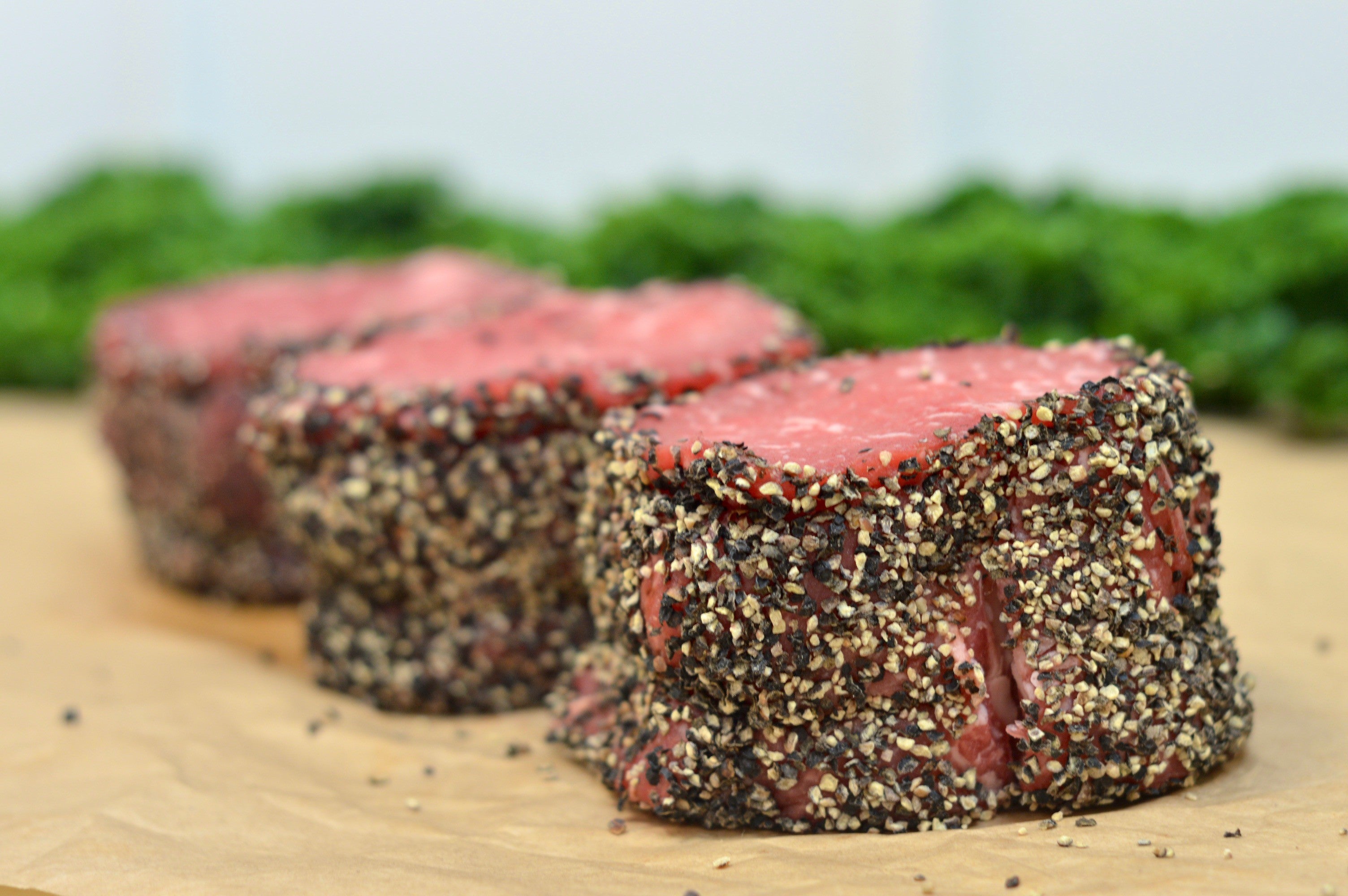 Pepper Crusted Fillet Mignon Steak