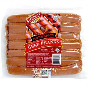 Solomon’s Hot & Spicy Beef Frank