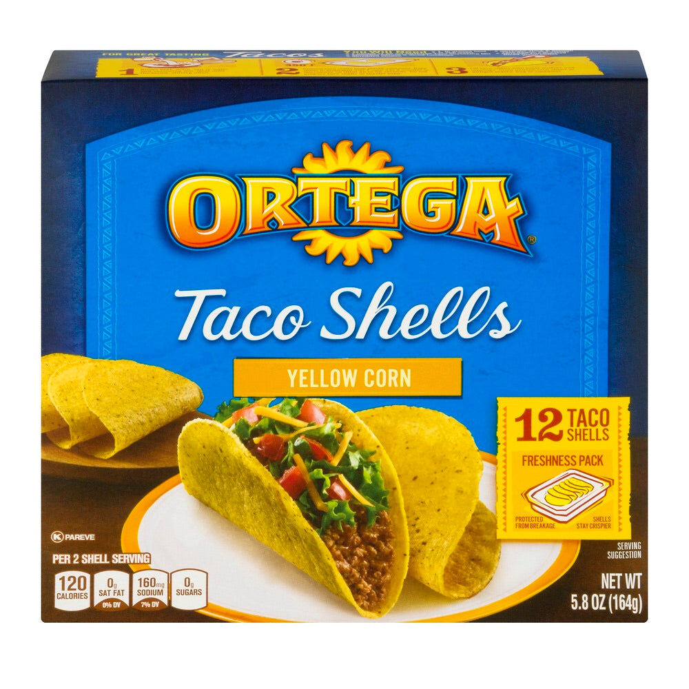 Ortega Hard Taco Shells